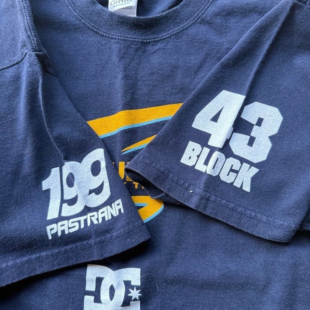 Vintage 2000s DC Shoes Subaru Rally Block 43 Shirt Racing RARE - Picture 4 of 7